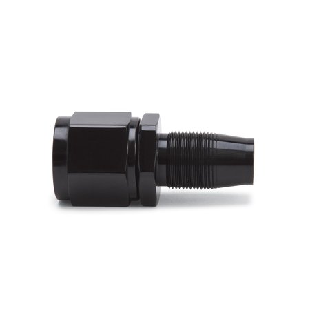 RUSSELL -6 AN HOSE END WITHOUT SOCKET. STRAIGHT. POLISHED AND BLACK ANODIZED. 615023